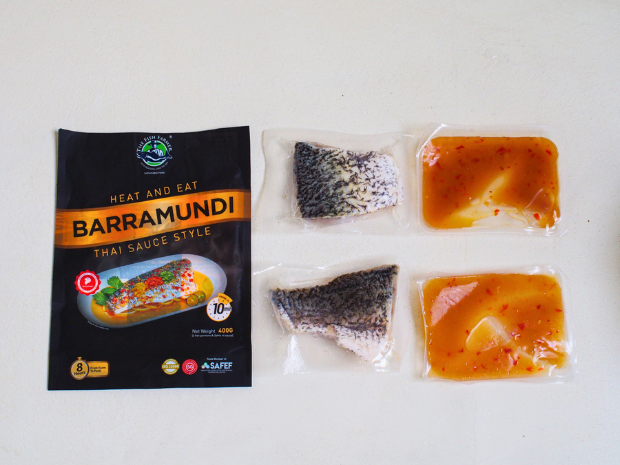 Thai Style Barramundi Fillet (2 x Sauces Included!) 泰式金目鲈鱼片