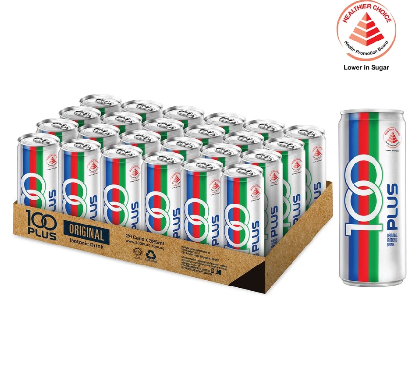 [1 Carton] 100 Plus Original Isotonic Drinks (24x325ml)